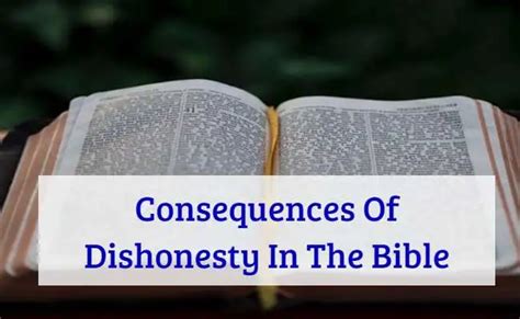 The Consequences of Dishonesty: A Biblical Interpretation of a Dream